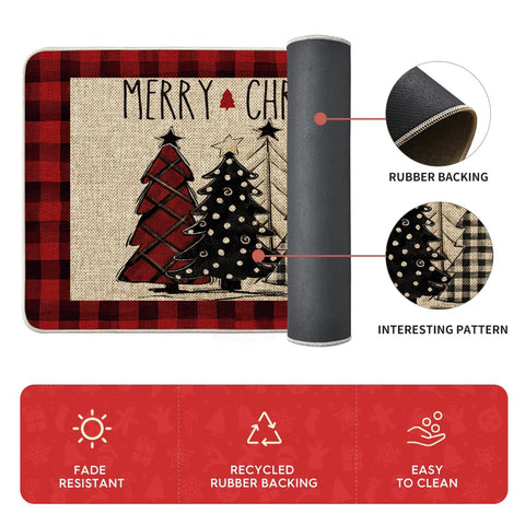 Artoid Mode set of three mats arranged for kitchen decor and protection