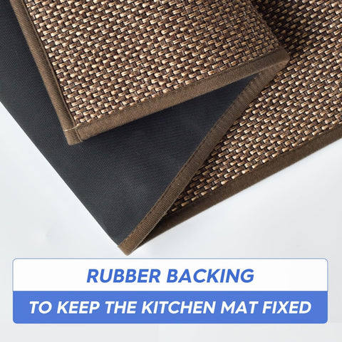 Artoid Mode rubber-backed mat demonstrates slip resistance on wet floors