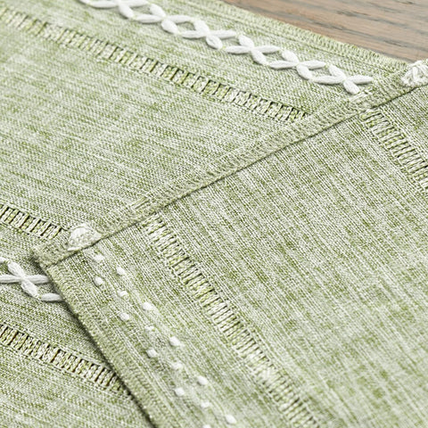 Artoid Mode 13x72 inch table runner shown in casual family meals.