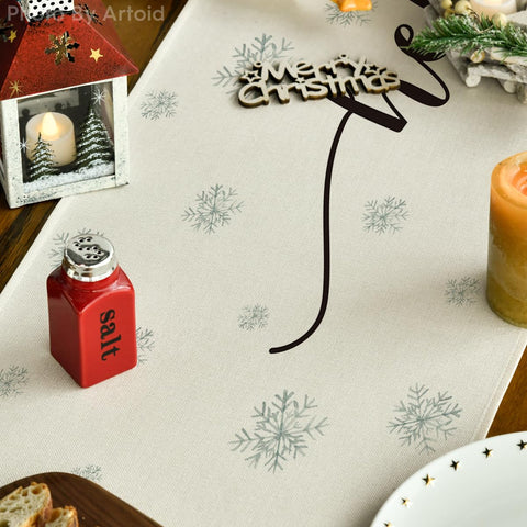 Artoid Mode seasonal pine table runner enhances holiday meals with charm