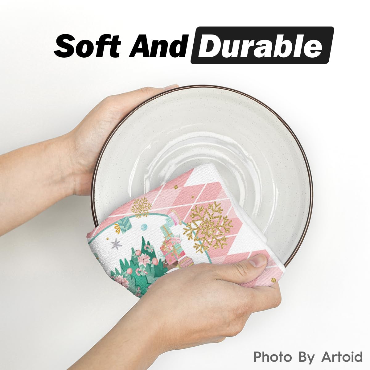Artoid Mode set of 2 towels ready for daily drying and cleaning tasks.