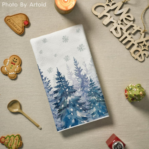 Artoid Mode snowflake-pattern towels ideal for scrubbing and kitchen prep