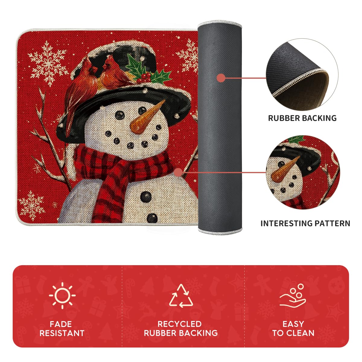 Artoid Mode snowman entryway decor welcomes guests with seasonal charm