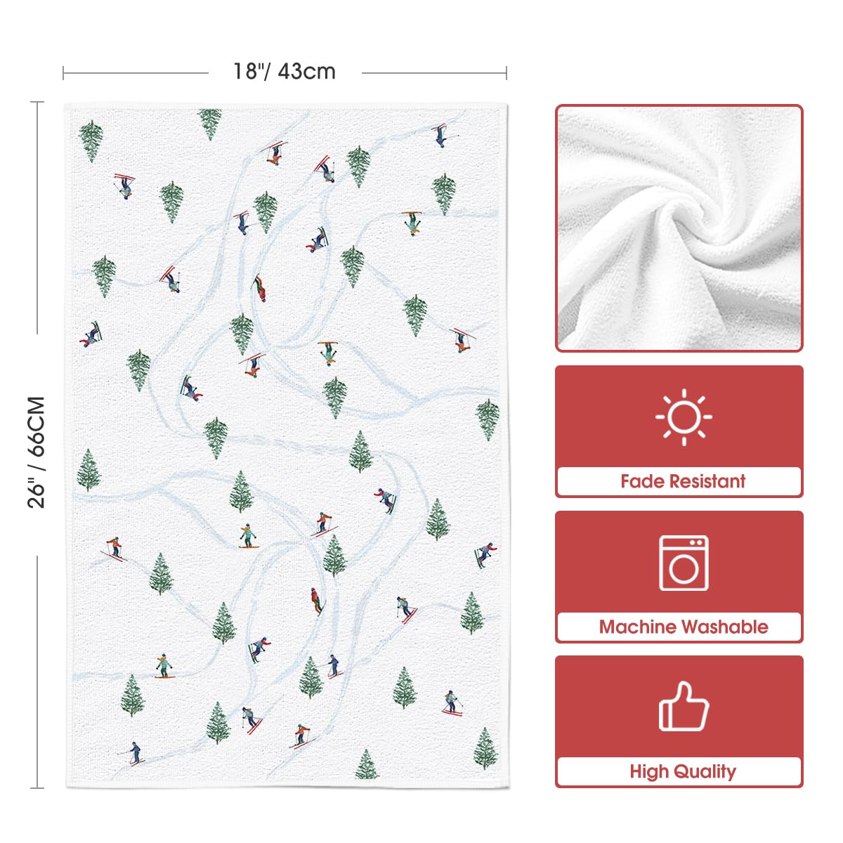 Artoid Mode soft durable fiber towel stays plush after washing.