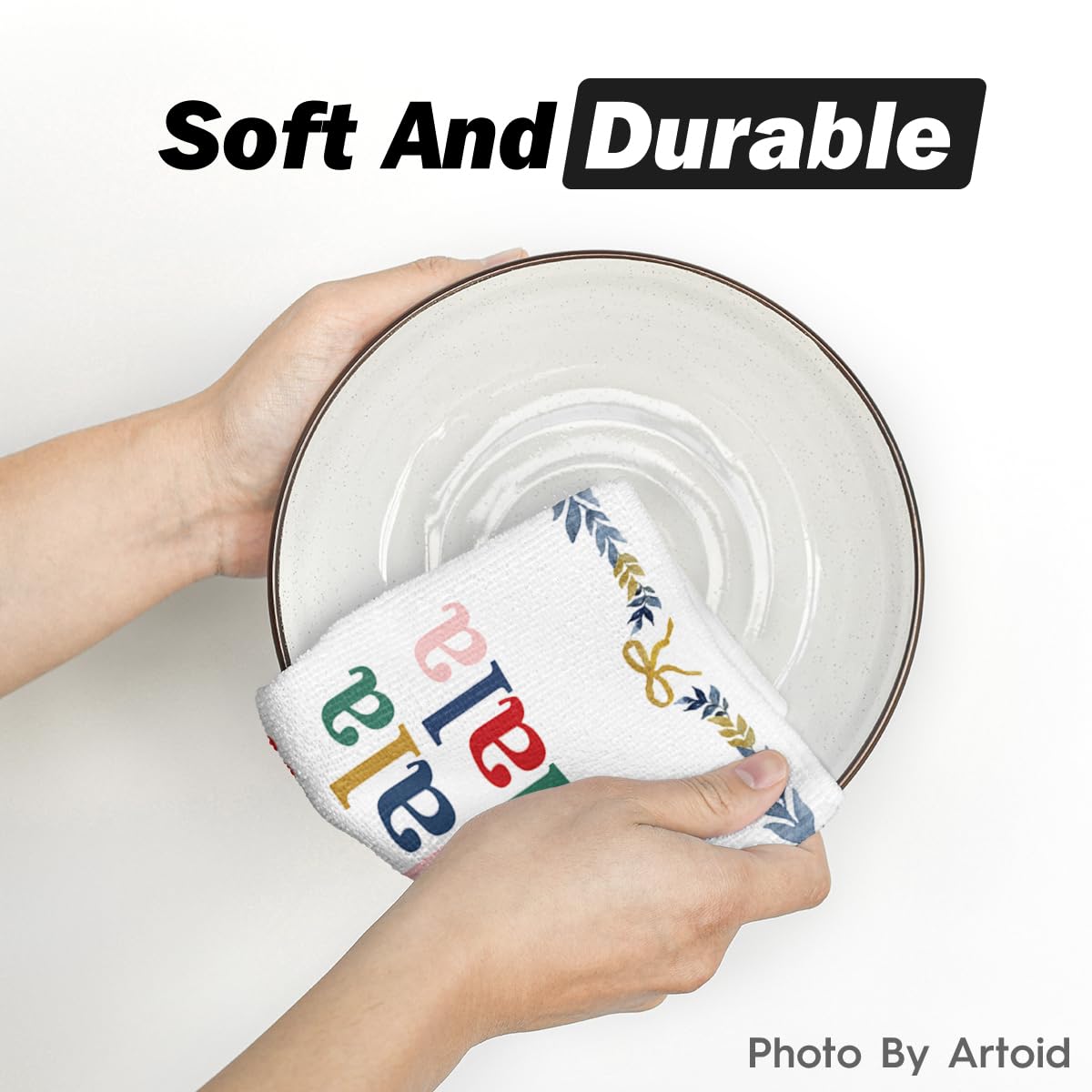 Artoid Mode soft, durable fibers stay absorbent after washing.