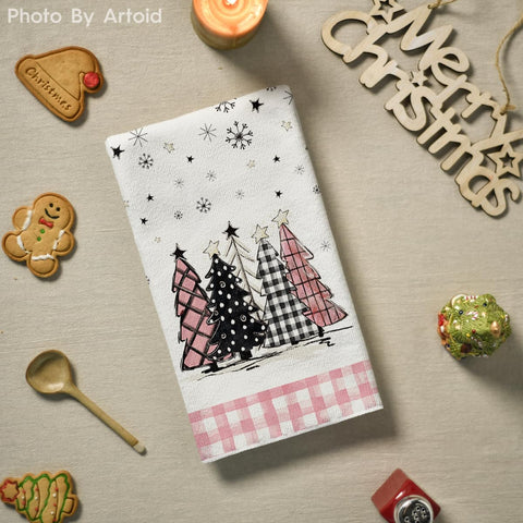 Artoid Mode soft fiber dish towel closeup for cookware-safe drying.