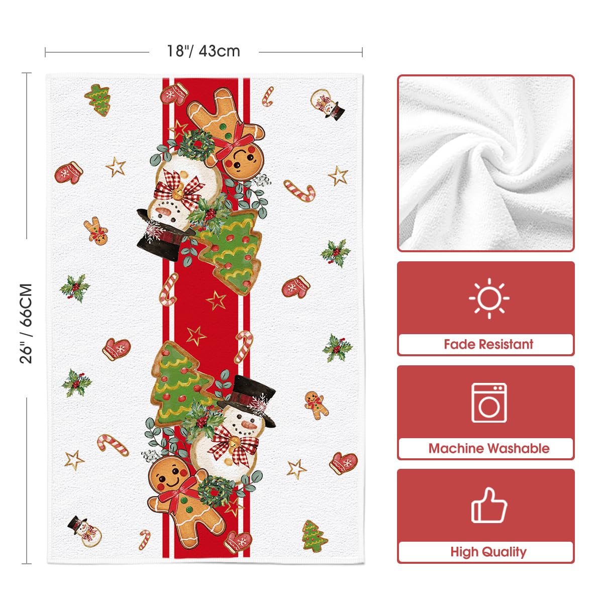 Artoid Mode soft-texture towel offers gentle cleaning near cookware.