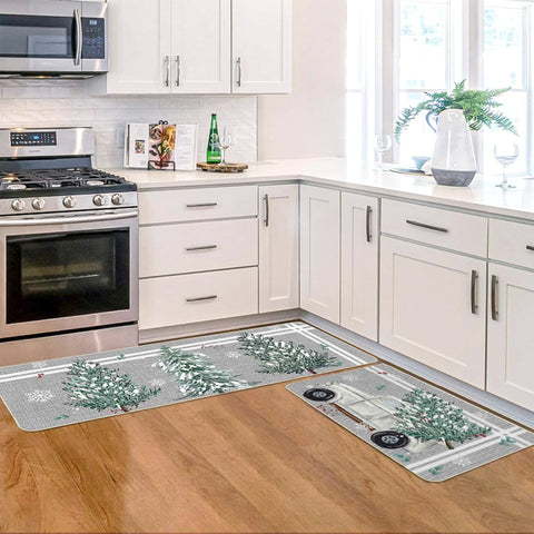 Artoid Mode pine holly stripes mats kitchen counter use keeps spaces clean