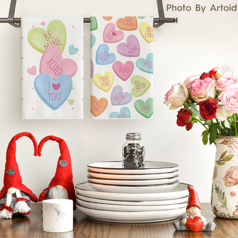 Artoid Mode two towels folded showcase set of 2 for kitchen use.