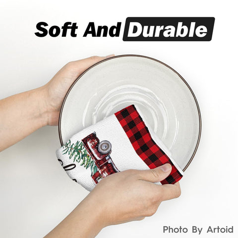 Artoid Mode unique cute design towel brightens countertops during cooking.