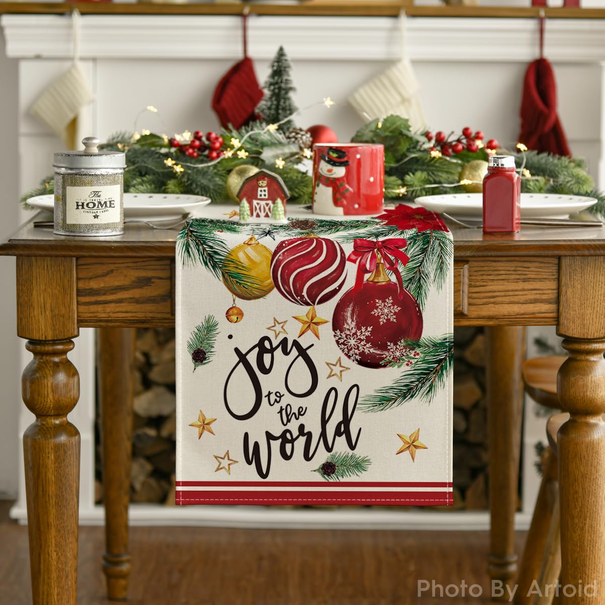 Artoid Mode vibrant colors brighten festive home decor.