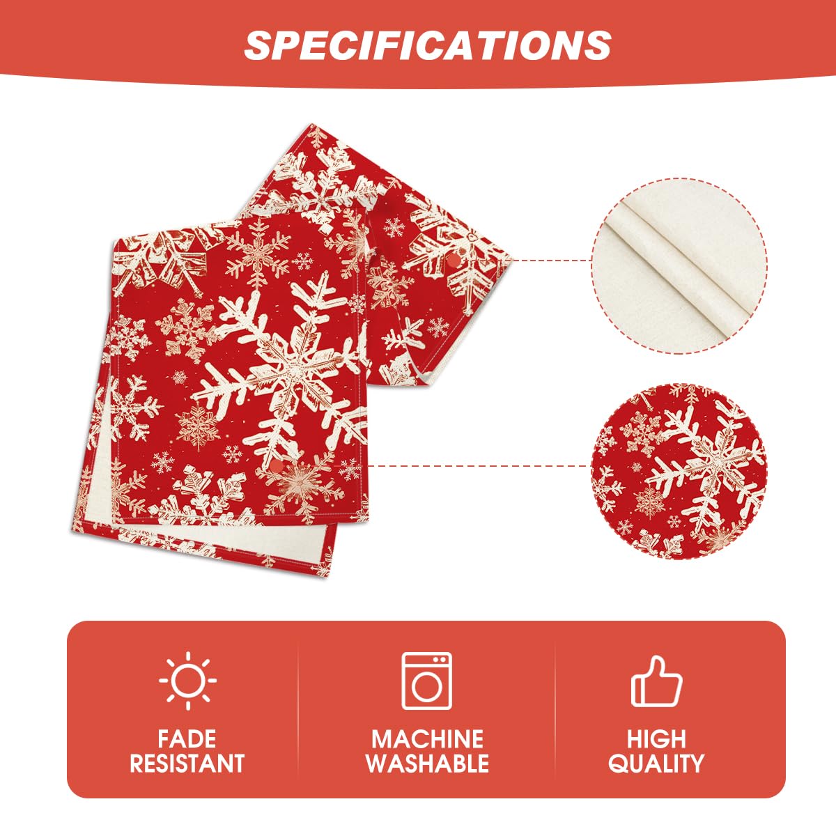 Artoid Mode warm winter table runner adds cozy decor