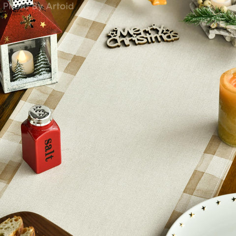 Artoid Mode 13x90 inch runner fits spacious tables for 6-8 guests.