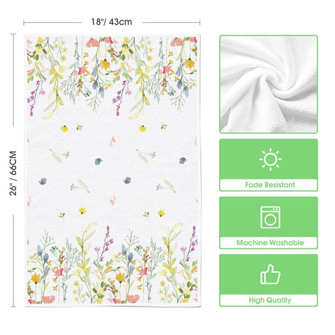 Artoid Mode Wildflower in-use towels drying dishes in kitchen