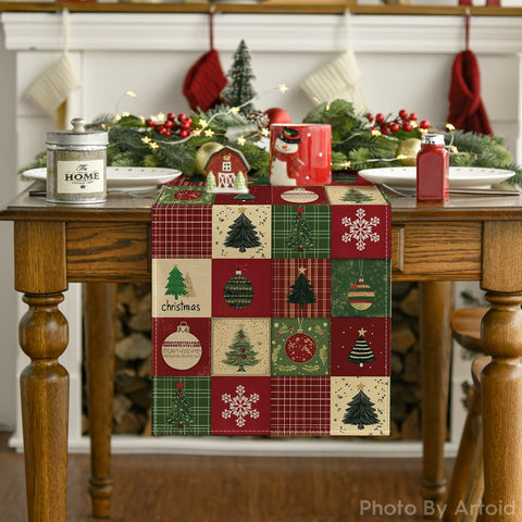 Artoid Mode table runner sets a festive mood without overpowering decor.