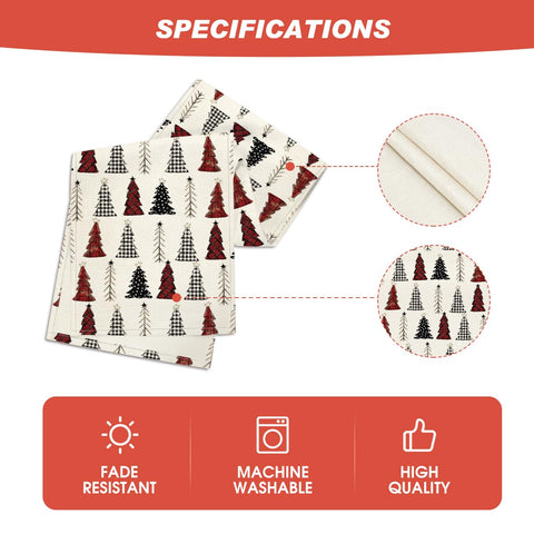 Artoid Mode Xmas Tree Runner care wash shows easy cleaning