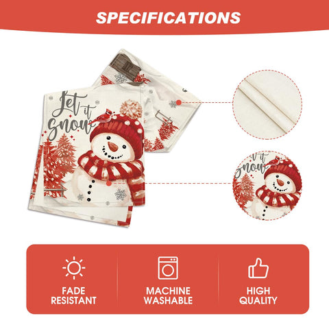 Artoid Mode Let It Snow design adds festive color and style to daily dining.