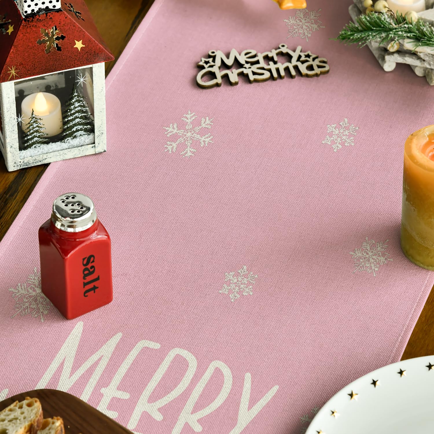 Artoid Mode 13x60 table runner on a cozy dining setup