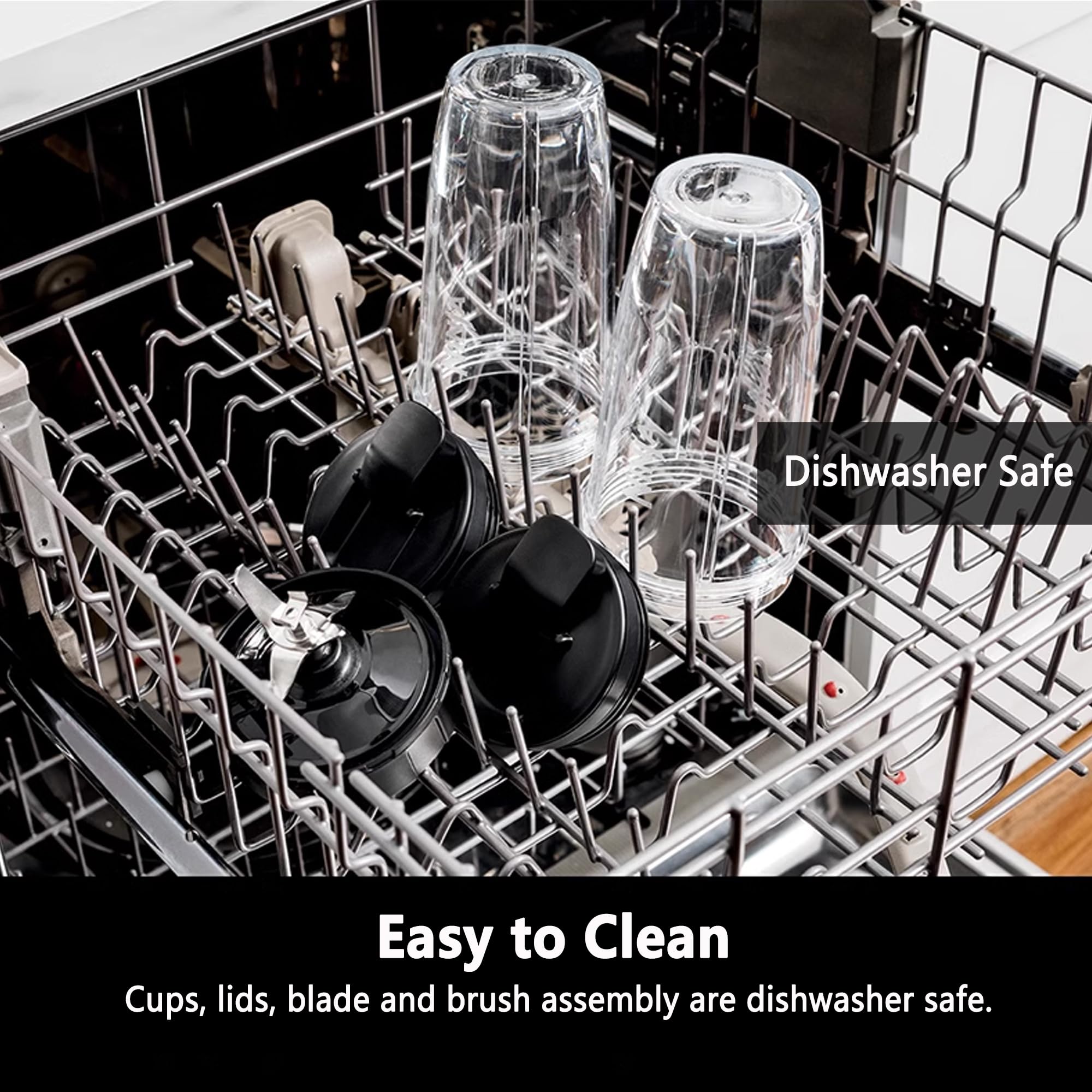 ARTOMIDE Ninja cup installs easily with your blender blades