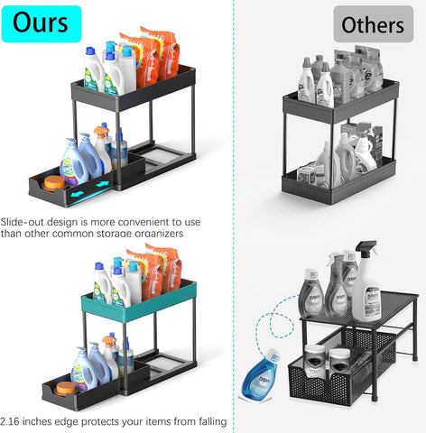 artzon versatile placement for bathroom, kitchen, laundry, and vanity storage.