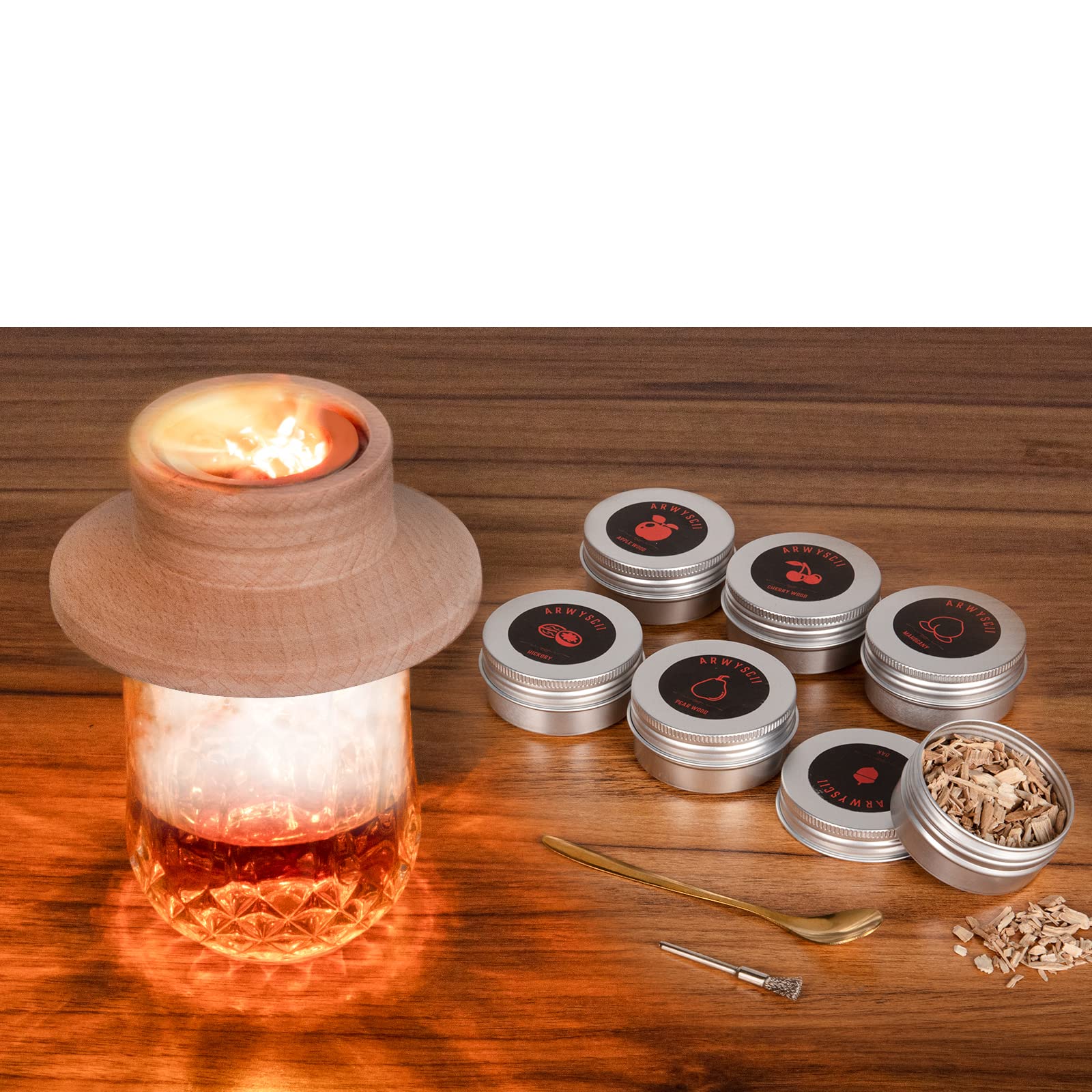 ArwySciI premium cocktail smoker kit overview for enhanced bartending rituals.