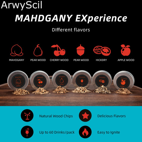 ArwySciI travel-friendly smoker kit ready for outdoor use