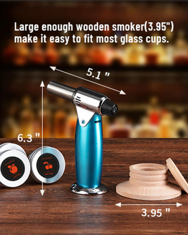 ArwySciI wood chip collection featuring apple, cherry, oak, mahogany, pear and hickory for customizable smoke