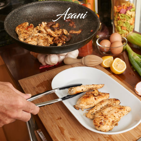Asani 25-piece utensil set pizza cutter for clean slicing