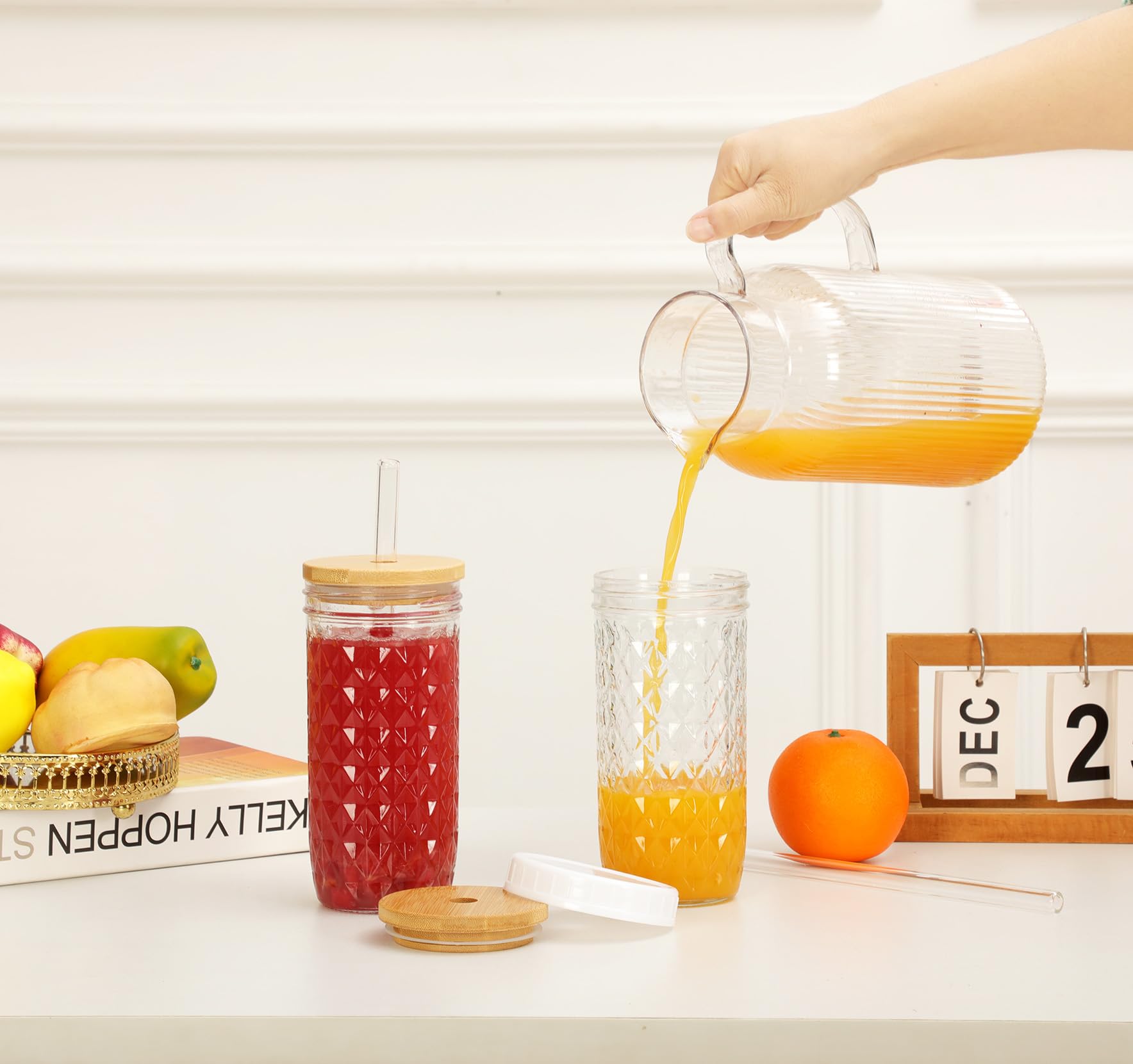 ASANMEYO cleaning brushes keep glasses spotless after use.