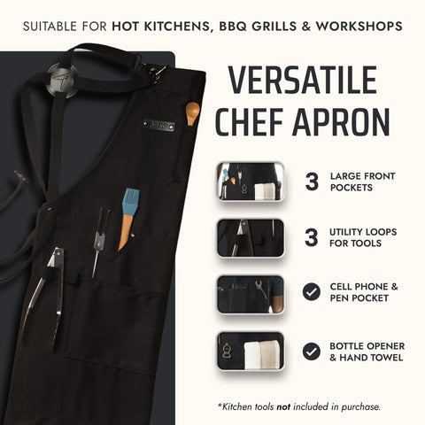 Close-up of Asaya Chef 10oz canvas showing durable texture