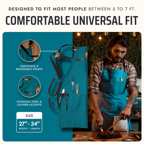 Asaya Chef brass hardware detail highlighting sturdy accents.