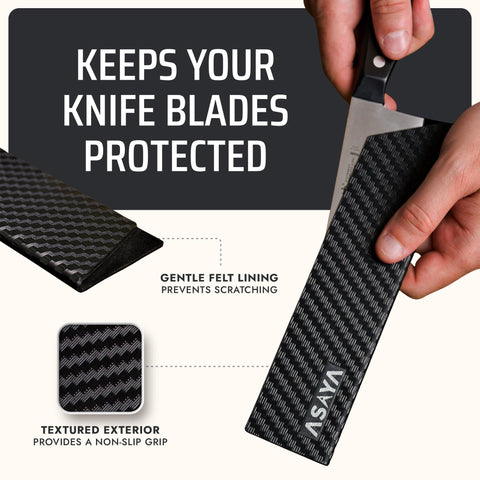 Asaya edge guard for boning knives keeps sharp blades protected after use