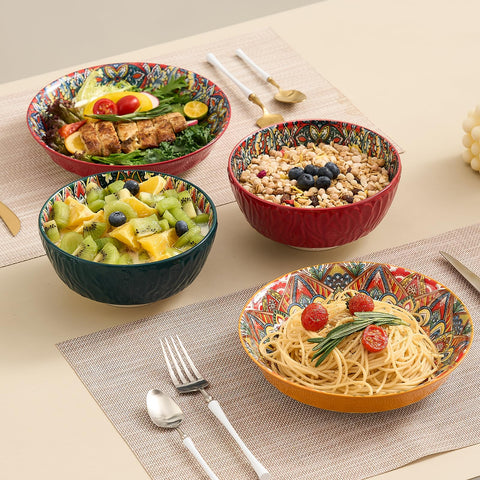 ASBEFORE colorful bowls elevate soup, salad, and noodle servings