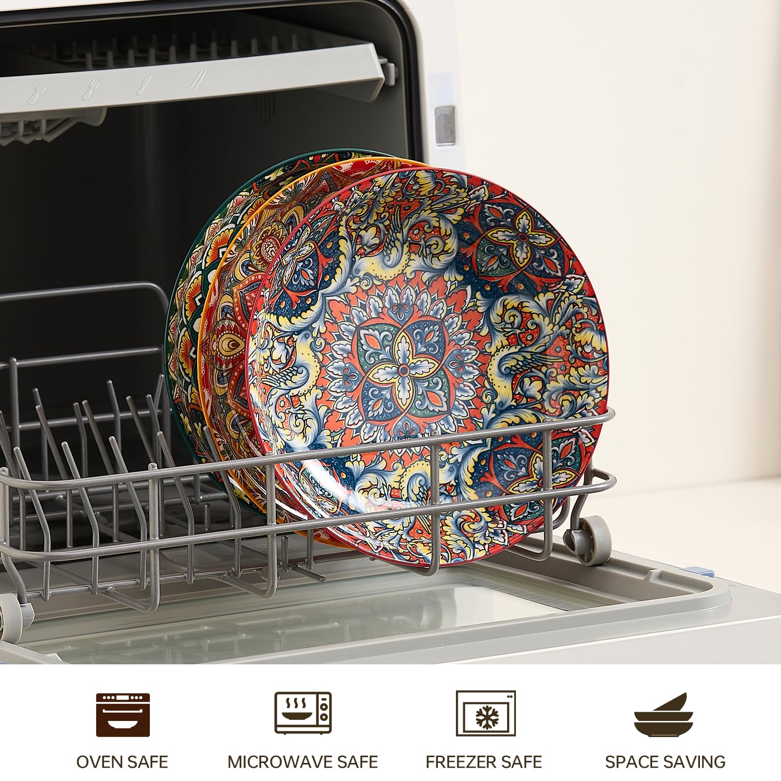 ASBEFORE stackable bowls save storage space and tidy countertops