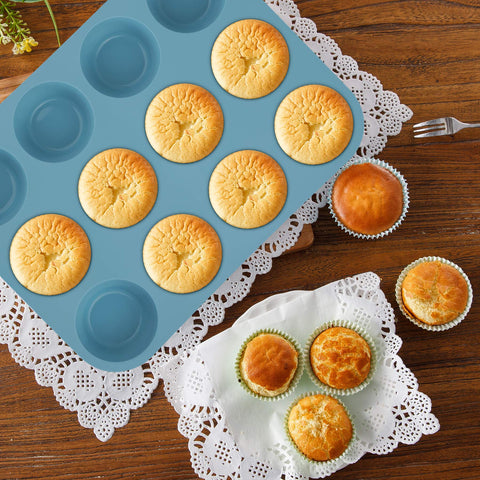 Aschef 7in1 muffin pan 6-cup compact design for portions