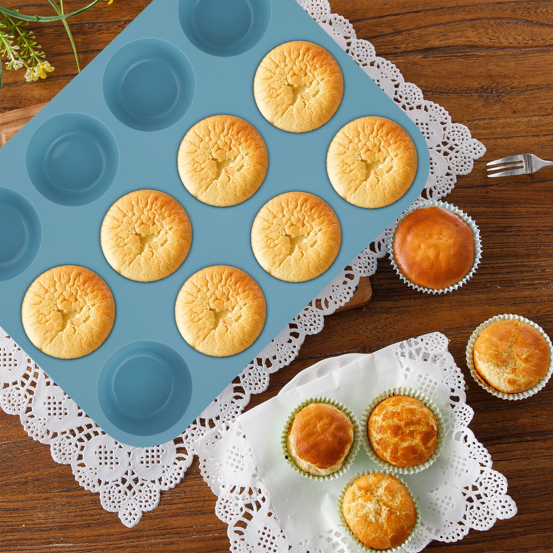 Aschef 9in1 round cake pan 9 inches for uniform bake and release