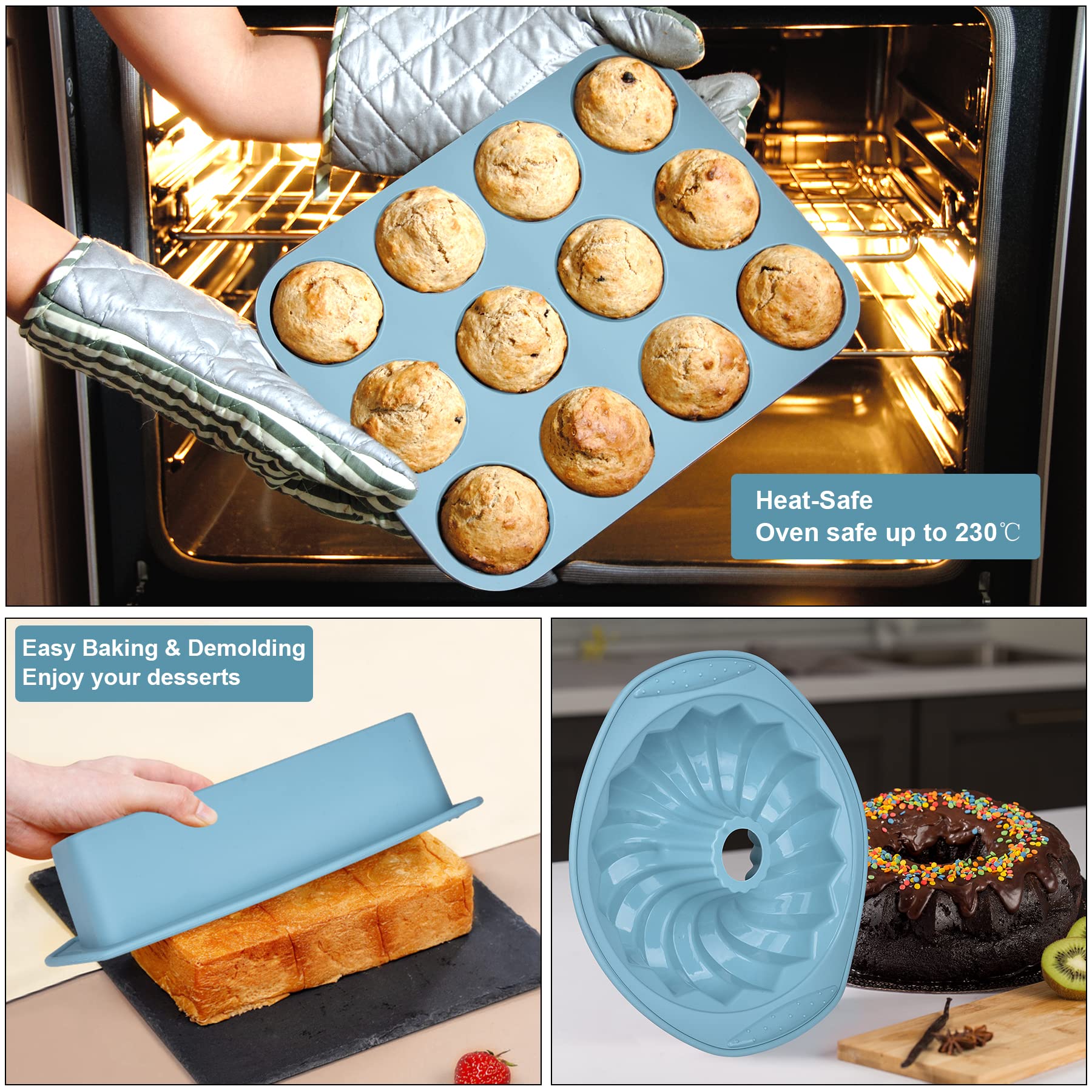 Aschef 9in1 pizza pan for crispy crusts and simple release