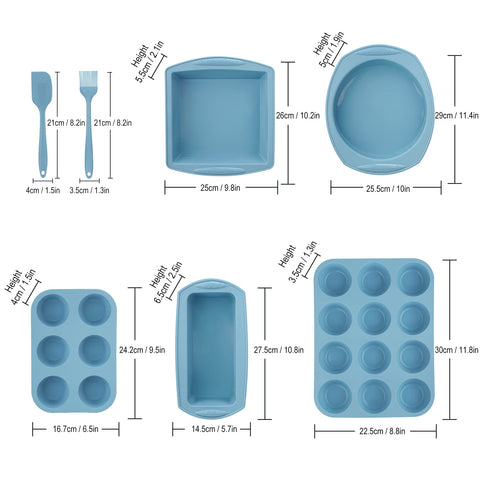 Aschef bakeware brush for light oiling of silicone cavities