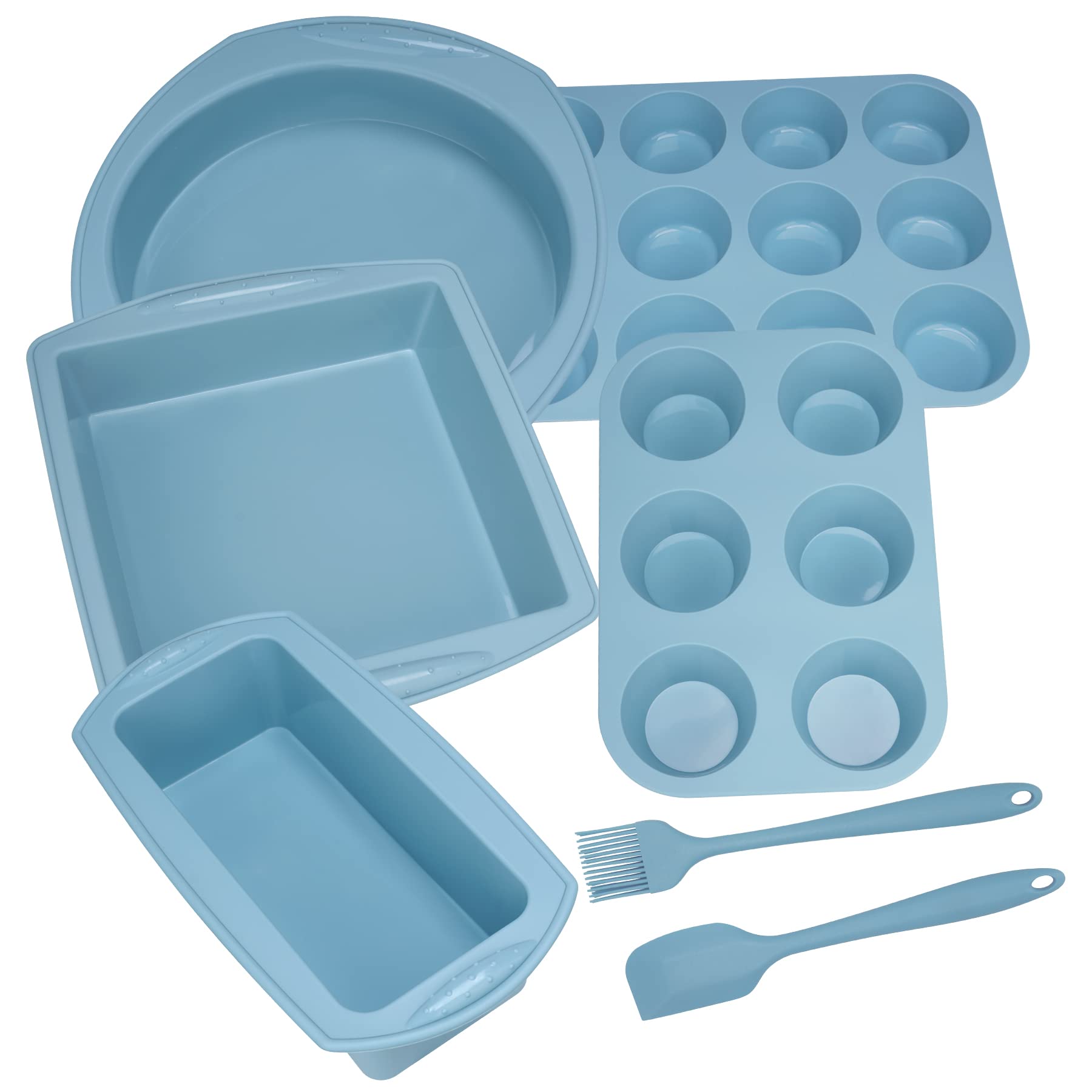 Aschef bakeware spatula for smooth batter transfer and release