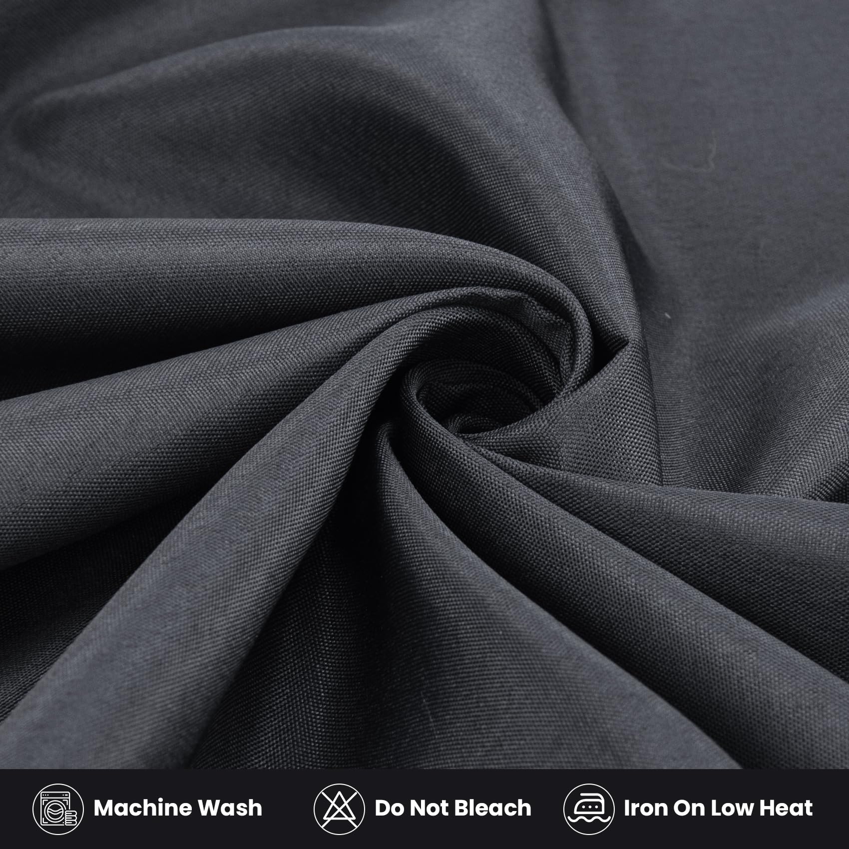 Ascoza easy-care fabric that wipes clean and machine washes easily.