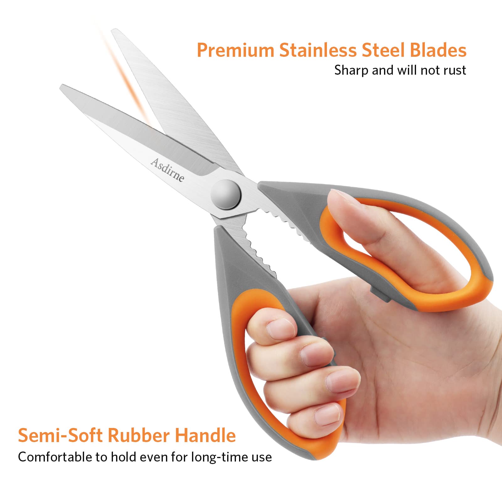 Asdirne 4-inch cooking scissors for detailed small-task cuts