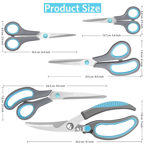 Asdirne 5.4-inch scissors great for herbs and bag opening tasks.