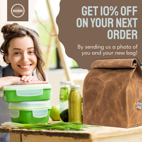 ASEBBO spacious interior fits multiple containers without adding bulk.