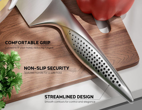 ASETY 5 inch utility knife ready for small kitchen tasks