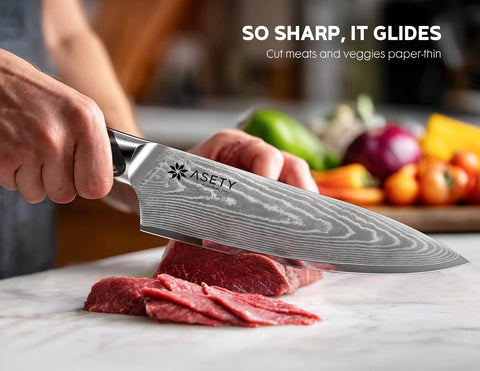 ASETY 5.5-inch utility knife, compact daily helper for fruit and vegetables.