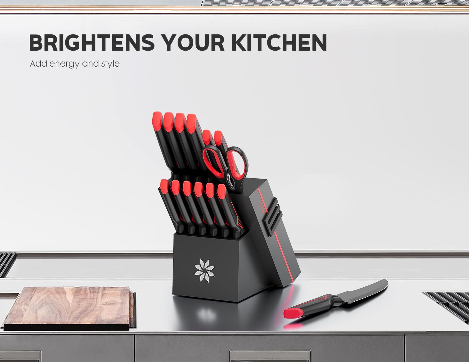 ASETY slicing knife designed for thin, even slices.
