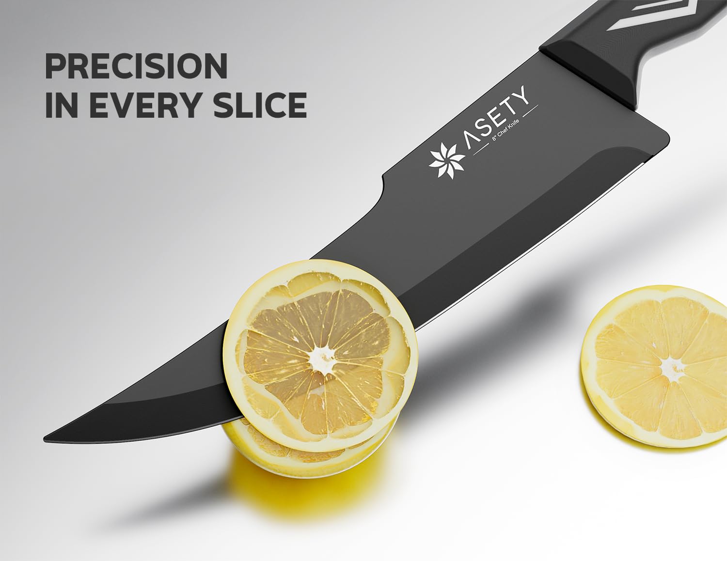 ASETY 3.5-inch paring knife for detailed peeling.