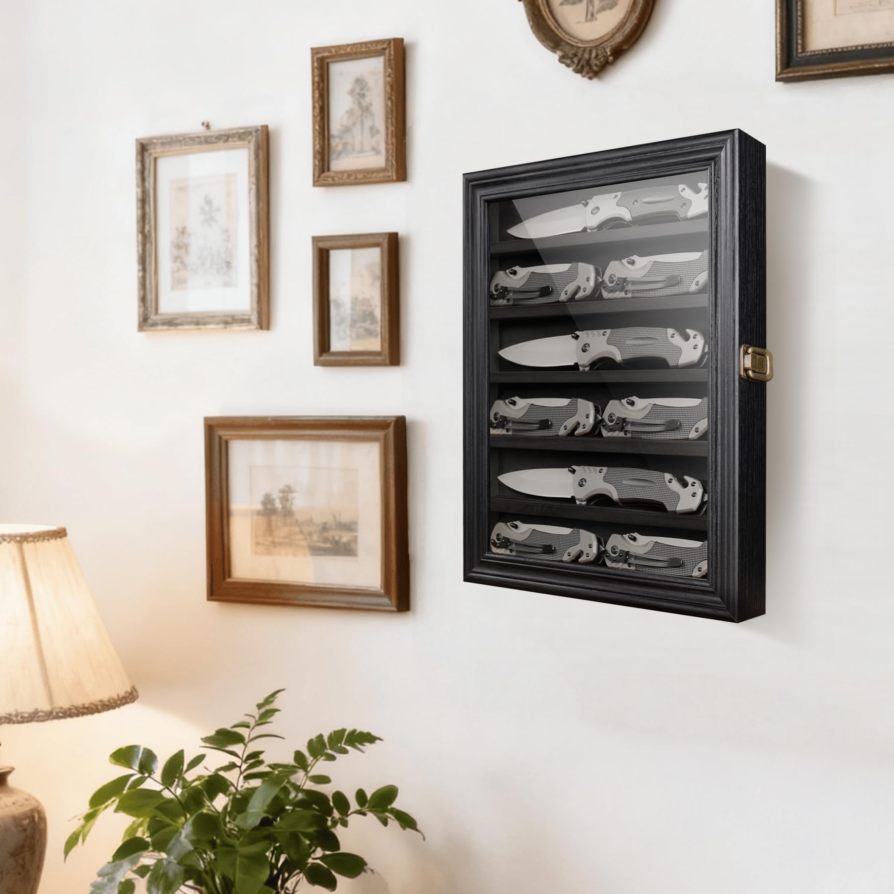 ASmileIndeep black finish adds a sleek accent to any space.