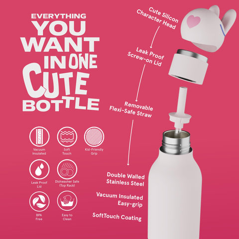 Asobu Bestie Bottle 16oz capacity; ample hydration for family days and trips.