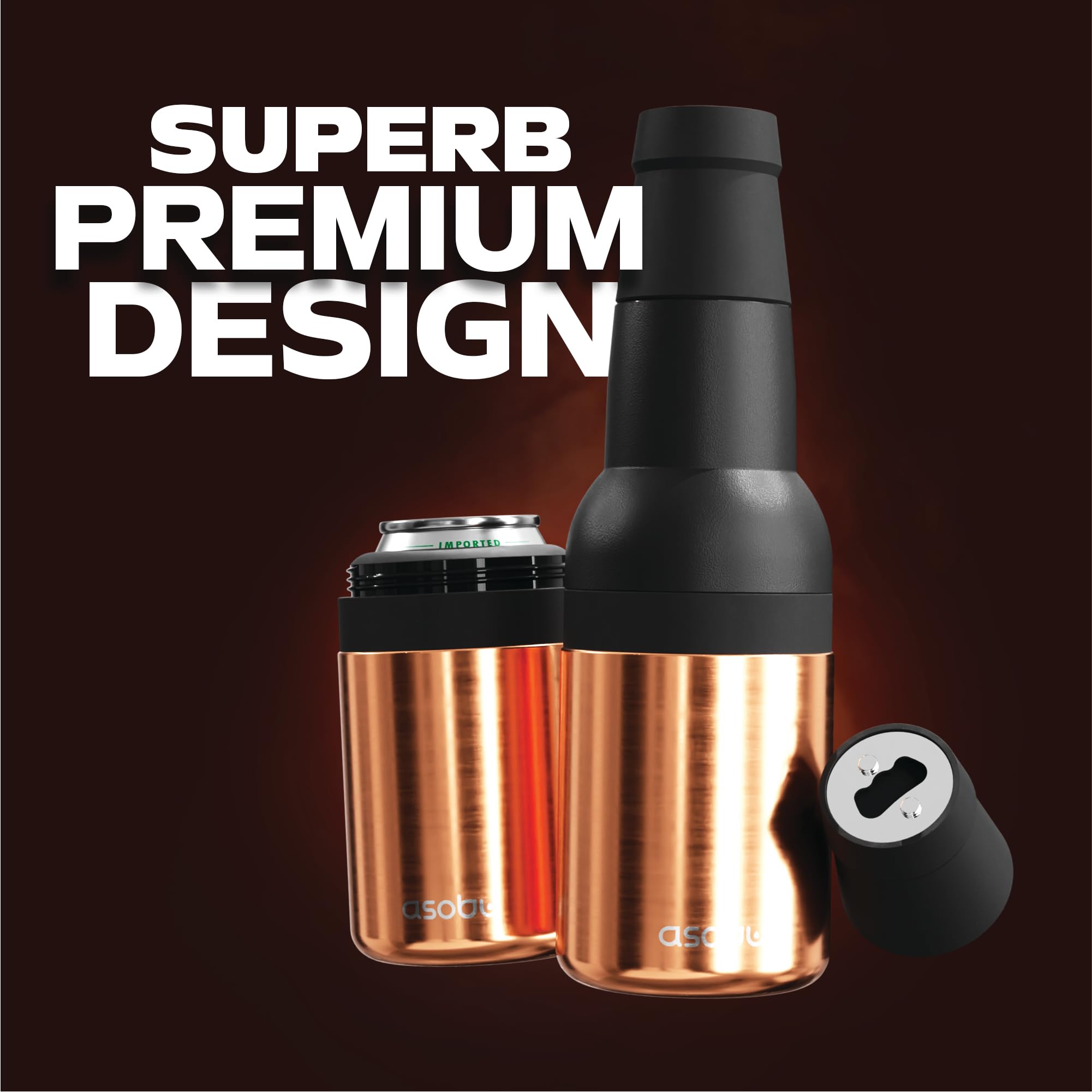 Asobu Frosty Beer Holder 2 Go beach and BBQ ready for outdoor refreshment.